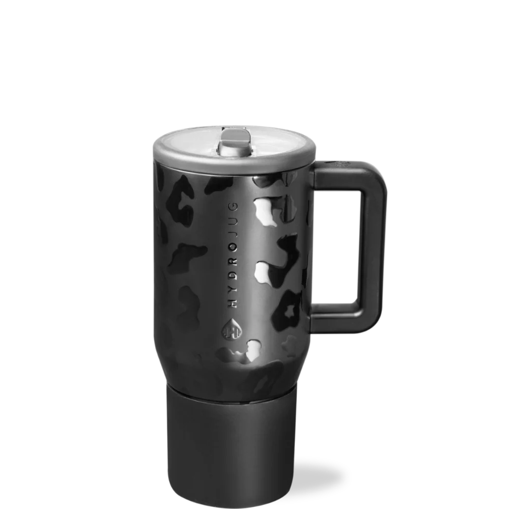 HydroJug Traveler Black Leopard